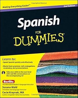 Spanish For Dummies, Wald, Susana & Kraynak, Cecie, Used; Good Book