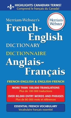 Merriam-Webster’s French-English Dictionary – Paperback – VERY GOOD