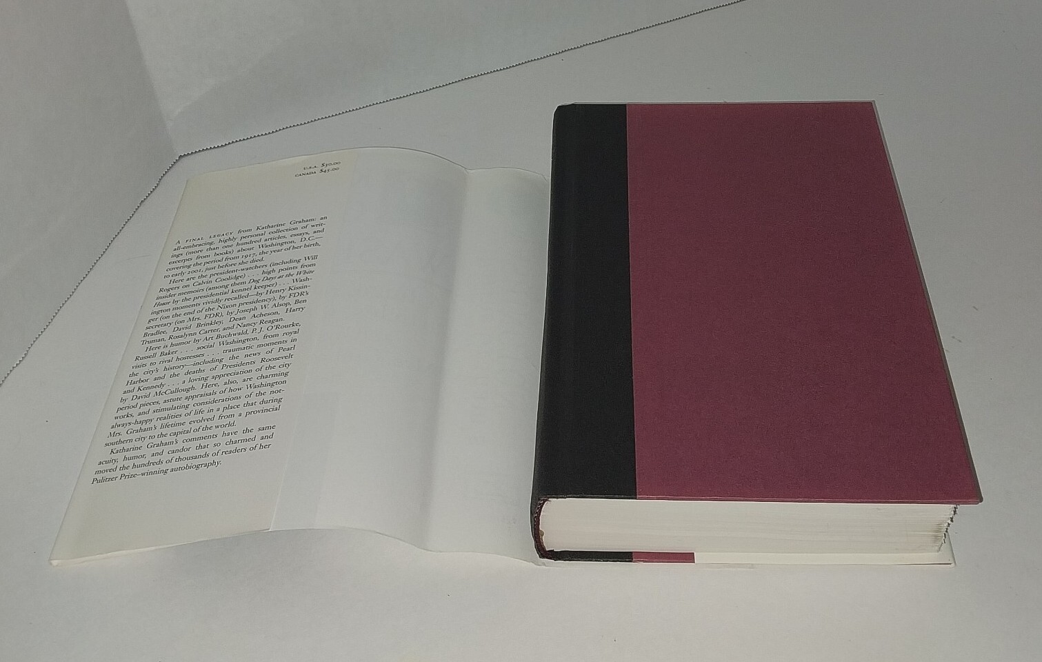Katharine Graham’s Washington by Katharine Graham (2002, Hardcover)