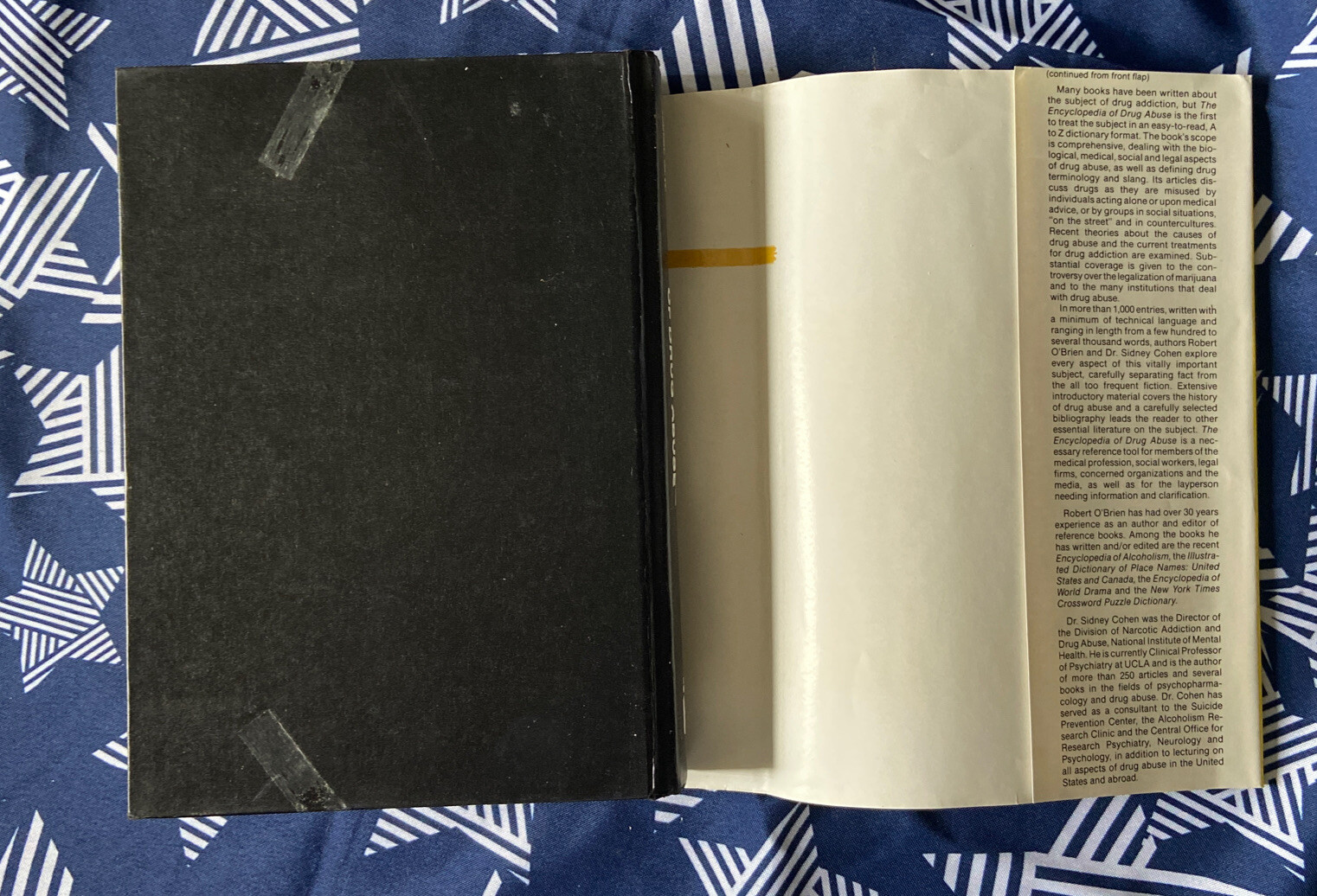 Encyclopedia of Drug Abuse Robert OBrien Sidney Cohen Hardcover dust jacket 1st