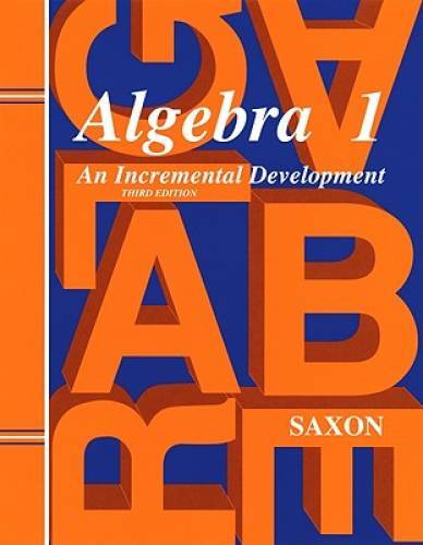 Saxon Algebra 1: Solutions Manual Third Edition 1998 – Paperback – VERY GOOD