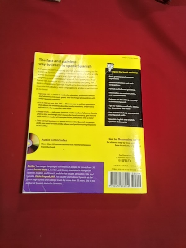 Spanish For Dummies – Paperback By Wald, Susana – GOOD