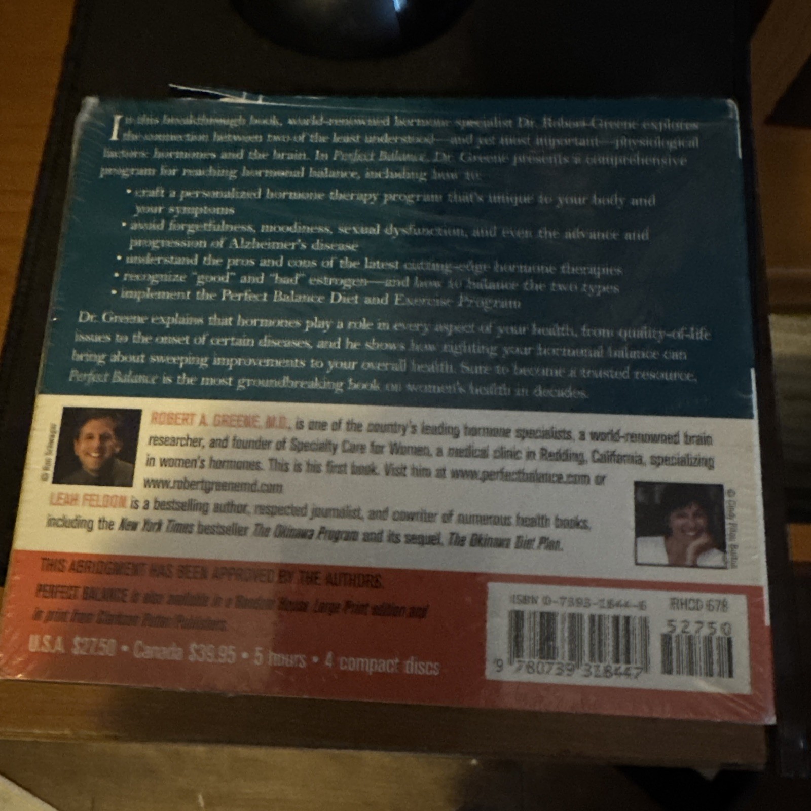 Dr. Robert Greene’s Perfect Balance : Look Younger, Stay Sexy, 5 CDs Sealed