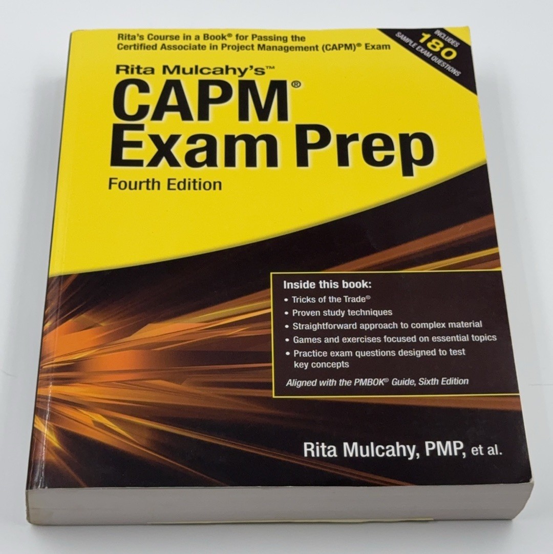 Rita Mulcahy CAPM Exam Prep Fourth Edition 2018 Paperback Softcover