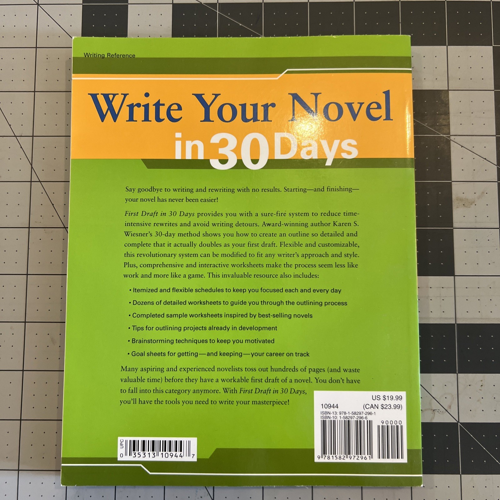 Book First Draft in 30 Days Karen Wiesner